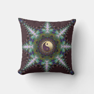 Almofada Peacock Star Yin Yang Cushion / Travesseiro