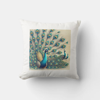 Almofada Peacocks Majestosos - travesseiro Vibrante para Ex