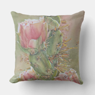 ALMOFADA PEAMENTO DE FLORES DE CACTUS PRICKLY PEAR
