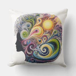 Almofada peça bordado