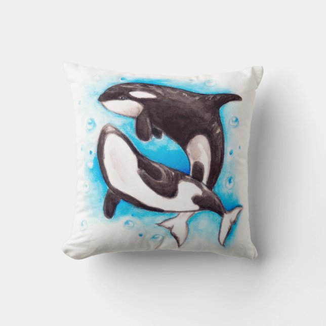 Almofada peça de orca (Frente)