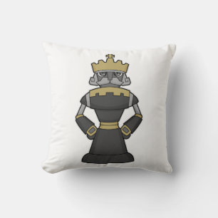 Almofada Peça de xadrez King Crown Chess