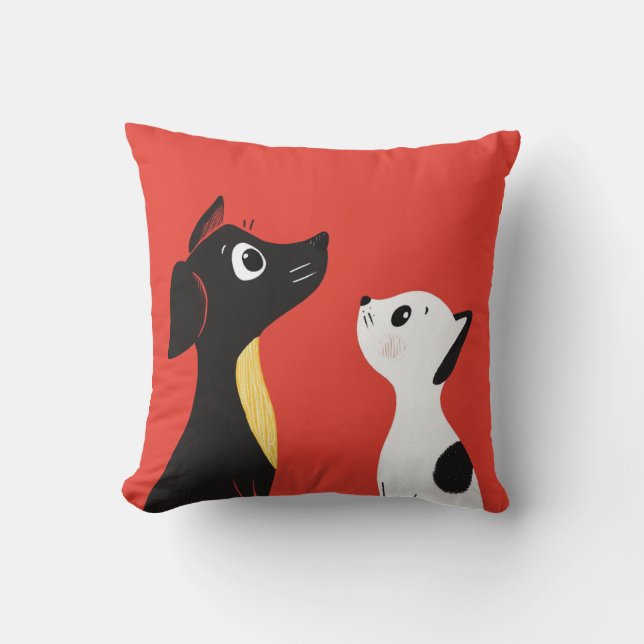 Almofada Peças e Whiskers (Frente)