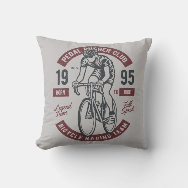 Almofada Pedal Pusher Cycling Club | Velocidade do Cheio da (Frente)