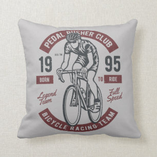 Almofada Pedal Pusher Cycling Club Velocidade do Cheio da