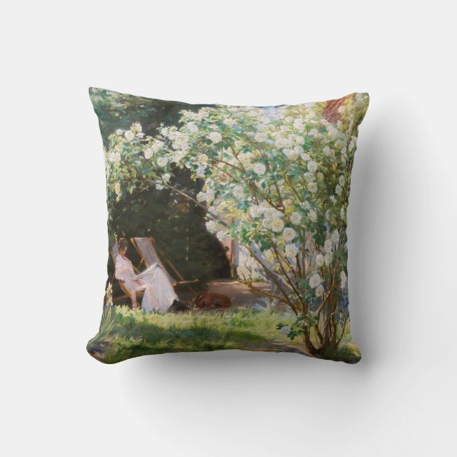 Almofada Peder Severin Kroyer - Rosas (Frente)