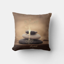 Pedras Zen do Terapeuta, Silhueta de Árvore Dourad