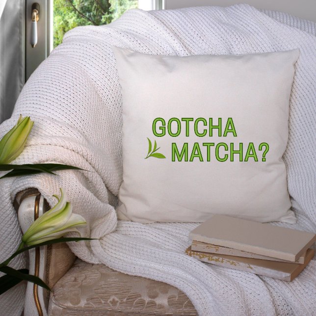 Almofada Peguei o Matcha?  (Criador carregado)