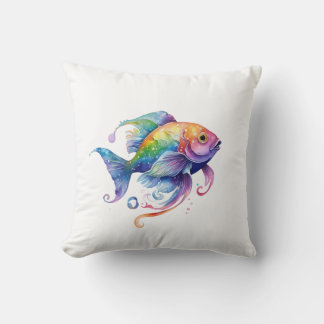 Almofada Peixe Arco-Íris 1 Pequeno