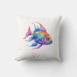 Almofada Peixe Arco-Íris 3 Pequeno