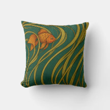 Peixe Dourado Art Nouveau