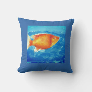 Almofada Peixe pequeno laranja