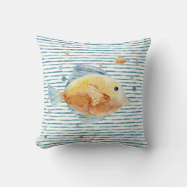 ALMOFADA PEIXE TROPICAL DE COR BRILHANTE, PRAIA
