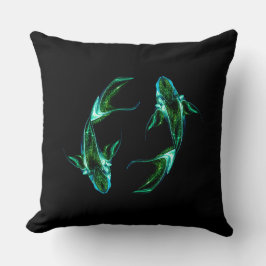 Almofada Peixes – Travesseiro Decorativo Zodíaco Minimalist
