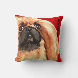 Almofada Pekingese Color Block