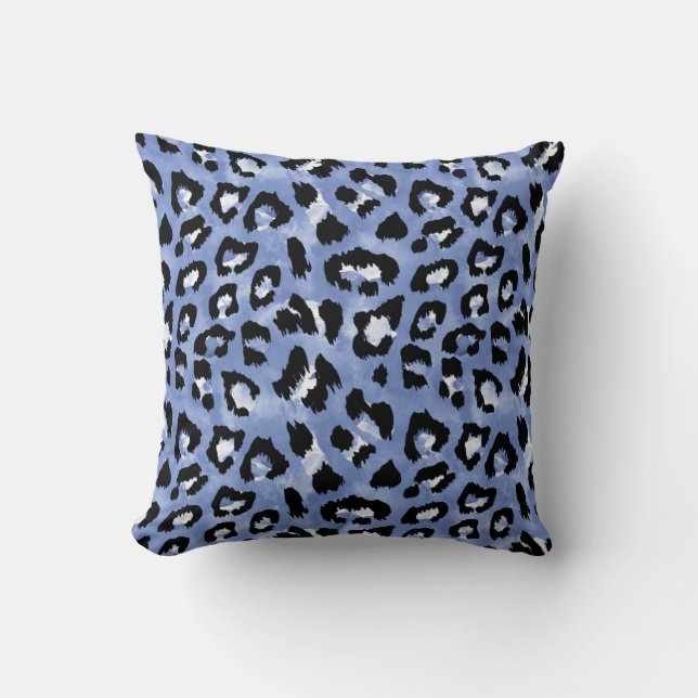 Almofada Pele Animal Allure: Watercolor Leopard (Frente)