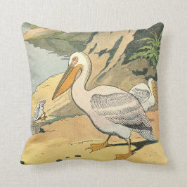 Almofada Pelicano na praia
