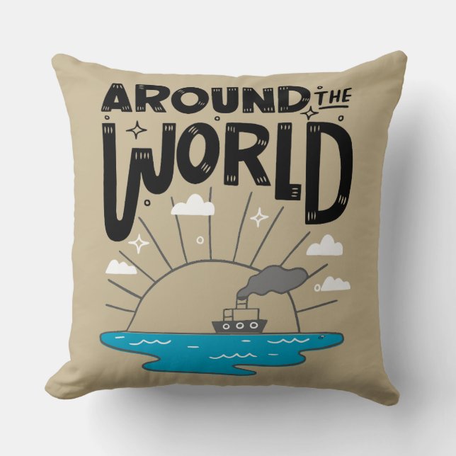 Almofada Pelo Mundo (Frente)