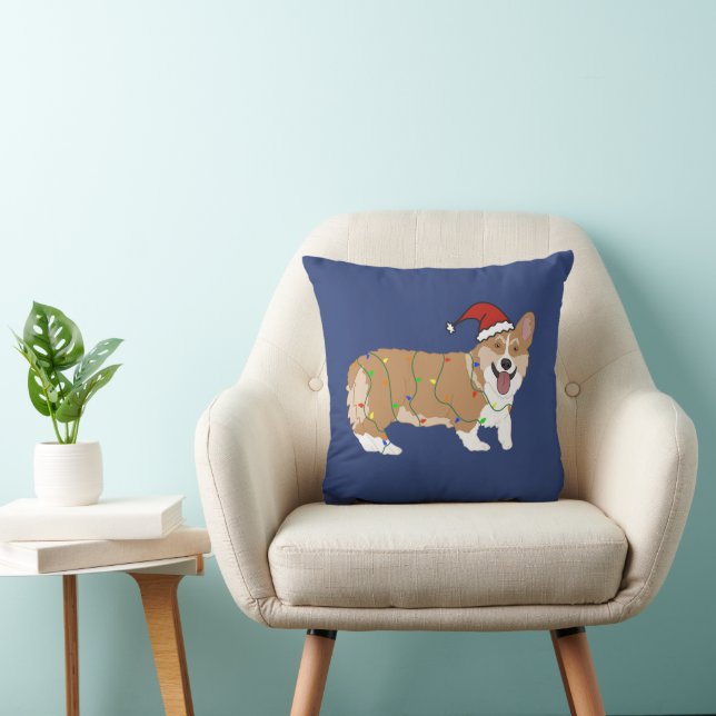 Almofada Pembroke de Natal Welsh Corgi (Cadeira)
