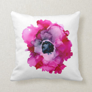 Almofada Pêmona rosa ORIGINAL pintada branco-pintado/fúcsia