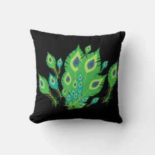 Almofada Penas de Peacock   Pássaros-Pássaros   Natureza