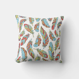 Almofada Penas decorativas, sem soldadura. Retração manual