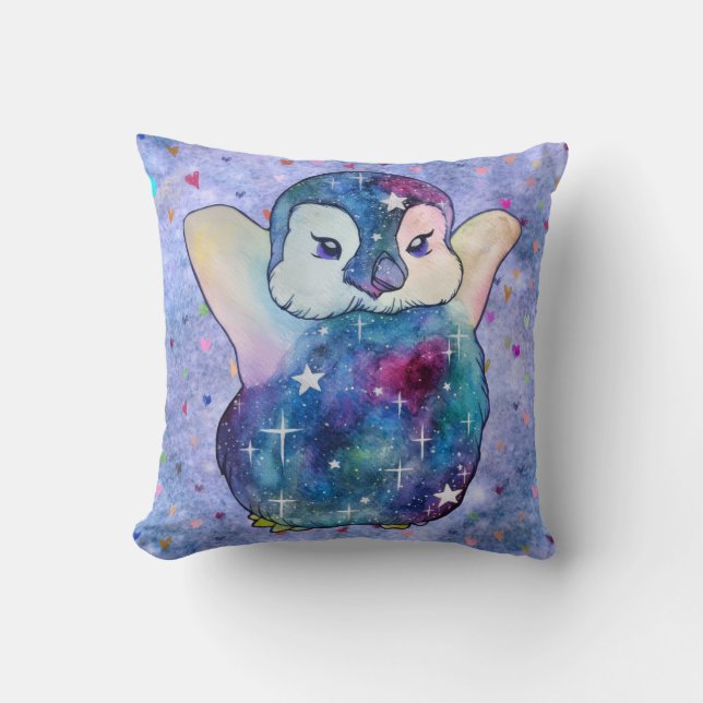 Almofada Penguin named Button (Frente)