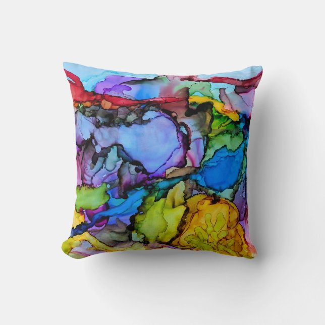 Almofada Penhascos vermelhos no por do sol (Frente)