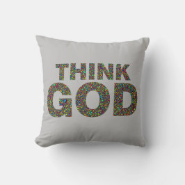 Almofada Pense em Deus