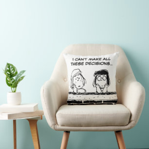 Almofada Peppermint Patty & Marcie na Parede