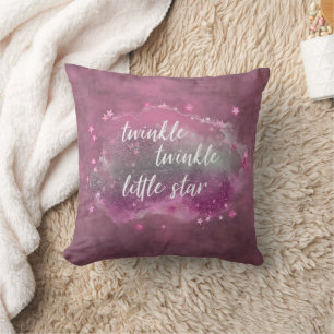 Almofada Pequena Estrela Brilhante Milho Rosa Mint Verde