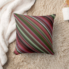 Almofada Pequena Greve Vermelha e Verde Berries e Xadrez