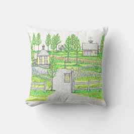 Almofada Pequena Verde da Sunny Hill Farm