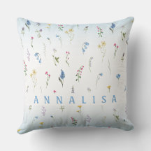 Pequenas flores selvagens Repetir Fila Personaliza