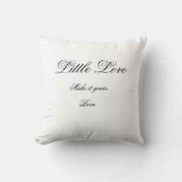 Almofada Pequeno Amor | Travesseiro Minimalista para Berçár