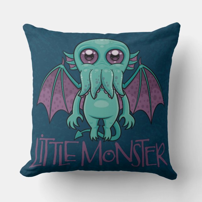 Almofada Pequeno Monstro do Cthulhu, Bebê Gelado (Frente)