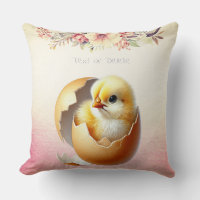 Pequeno Pintinho Incêndio Travesseiro decorativo F
