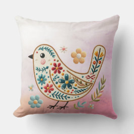 Almofada Pequeno Travesseiro decorativo Rosa Floral