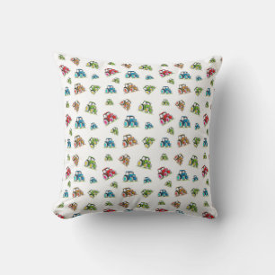 Almofada Pequenos Tratores, Branco, Cushion