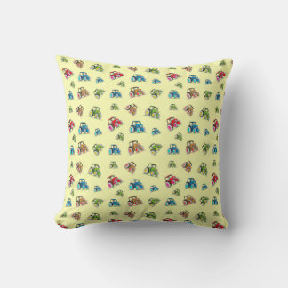 Almofada Pequenos Tratores, Limão, Cushion