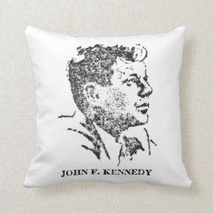 Almofada perfil 1963 de John F. Kennedy
