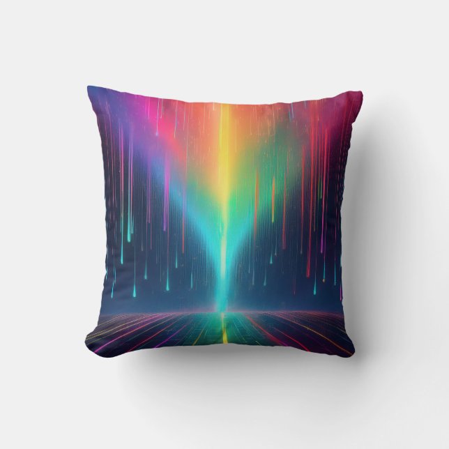 Almofada Perfuração de Arco-Íris (Frente)