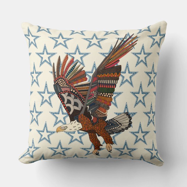Almofada pérola de águia dos EUA (Frente)