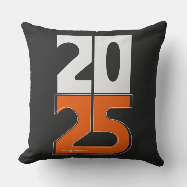 Almofada Perseguir sonhos em 2025 (Frente)