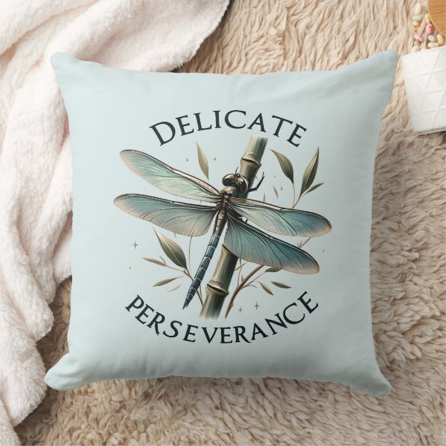 Almofada Perseverança Delicada - Dragonfly Artística (Cobertor)