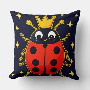 Almofada 🐞 Personagem de Desenho Animado da Joaninha Fofa
