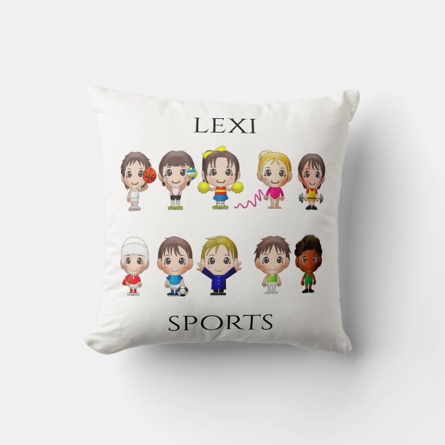 Almofada Personagem de desenho animado travesseiro decorati (Frente)