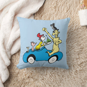 Almofada Personagens de Ovos Verdes e Presunto do Dr. Seuss