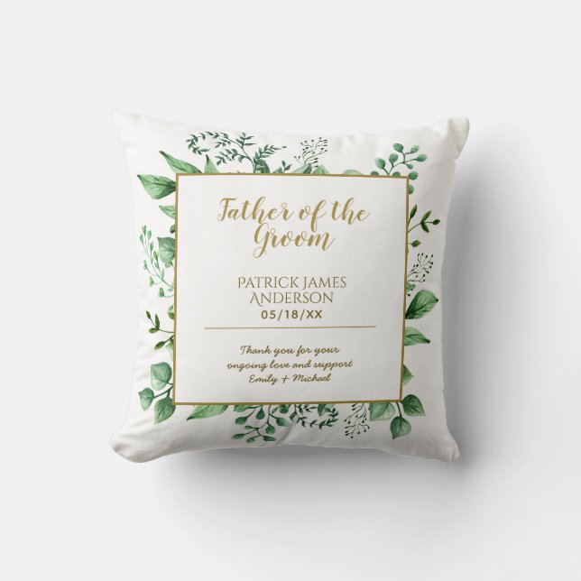 Almofada Personalidade comemorativa do Padrinho de casament (Frente)