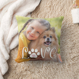 Almofada Personalização da Impressão de Foto do Cão Cachorr